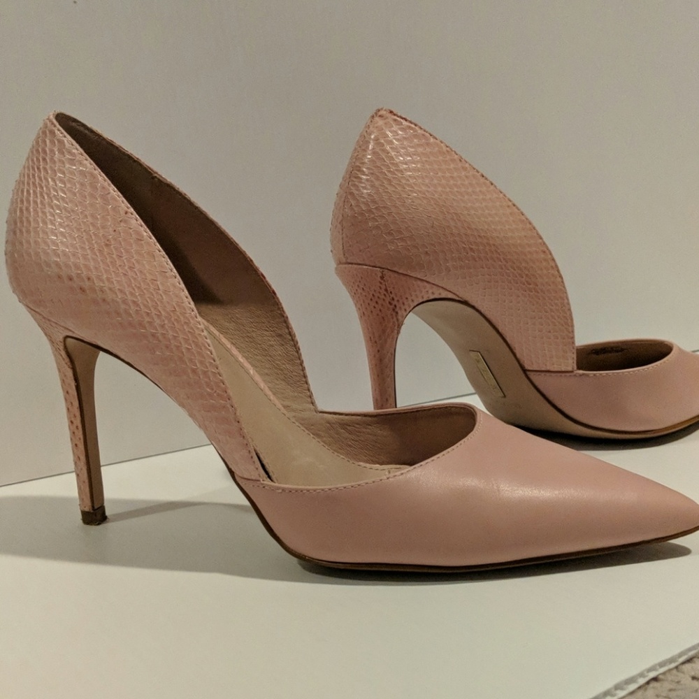 Louise et Cie Blush Pink Leather & Pumps - 7 1/2 M